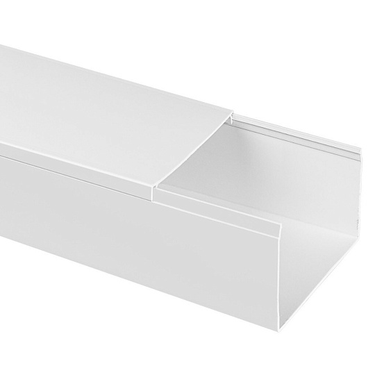 Кабель-канал 80х60 мм, 2 м, бел, TDM, SQ0402-1013