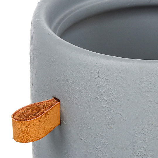 Ерш для туалета напольный, 12x10.2x16.1 см, пластик, серый, RE1158AA-TOH