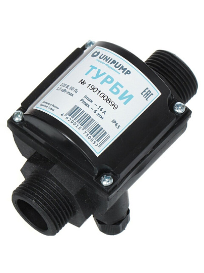 Блок автоматики для насоса 1 '', 6 бар, 16 А, Unipump, Турби, 17748