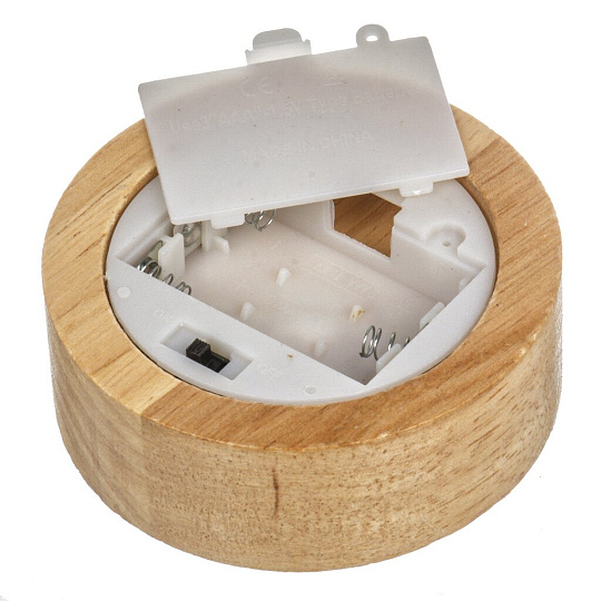 Фигурка декоративная стекло, 15х20 см, с подсветкой, белая, A020098