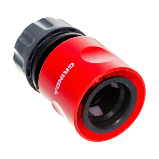 Соединитель 1/2'', быстросъемный, пластик, для шланга, Grinda, GC-12, 8-426325_z01