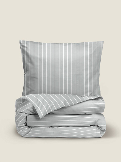 Постельное белье 2-спальное, 2 наволочки 50х70 см, пододеяльник 175х215 см, Silvano, поплин, 20465
