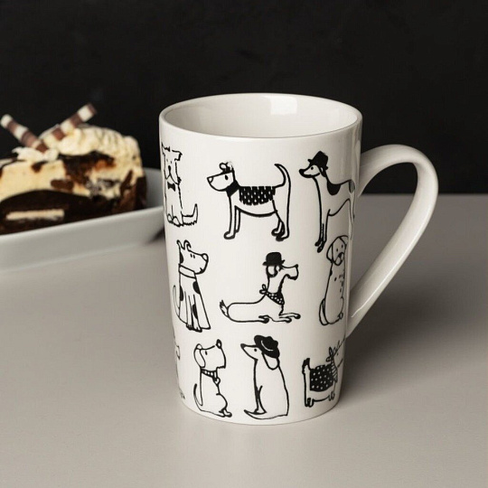 Кружка фарфор, 440 мл, Cats&Dogs, Atmosphere, AT-K1110, в ассортименте