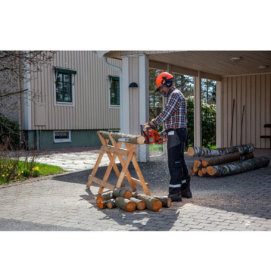 Пила цепная бензиновая, Husqvarna, 1.9 л.с., 1400 Вт, длина шины 41 см, шаг цепи 3/8 дюйм, 56 звеньев, 120 Mark II, 9678619-07