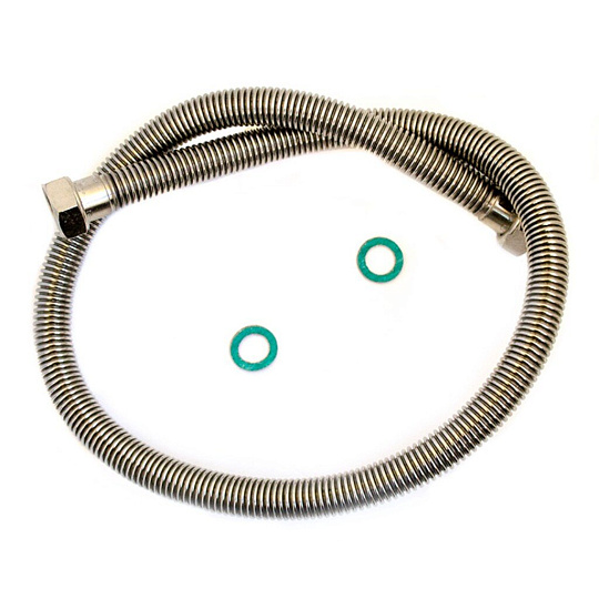Подводка для газа 1/2''х0.6 м, г-г, сильфон, ELKA