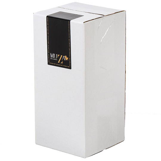 Ваза стекло, настольная, 28.5 см, Muza, Victoria smoky, 380-805