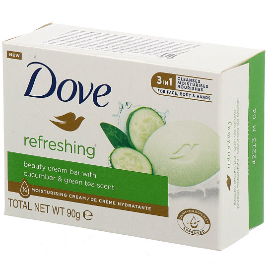 Крем-мыло Dove, Прикосновение свежести, 90 г