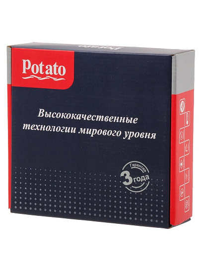 Смеситель для раковины, Potato, короткий излив, с картриджем, P10180-6