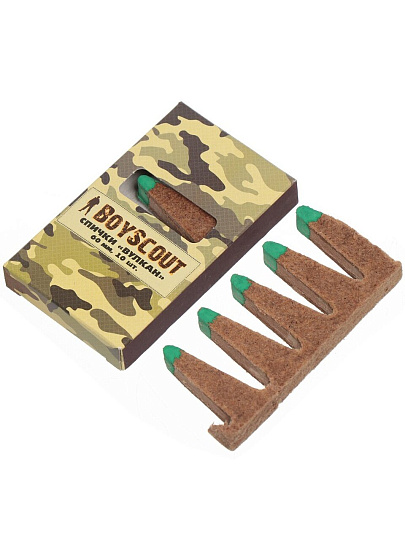 Спички длительного горения, Boyscout, Вулкан, 60 мм, 10 шт, 61034