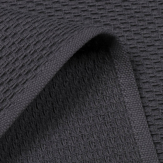 Полотенце кухонное вафельное, 40х60 см, 300 г/м2, 100% хлопок, Silvano, Esthetic, серое, Узбекистан