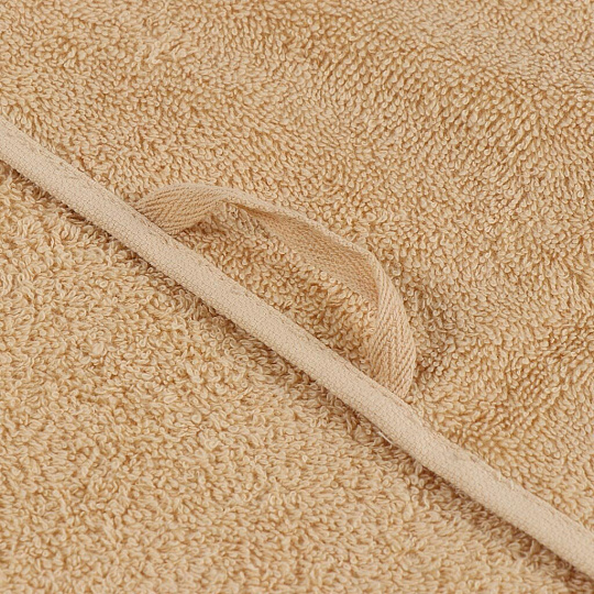 Полотенце банное 70х140 см, 100% хлопок, 500 г/м2, Виола, Bella Carine, песочное, Турция, FT-3-70-1650