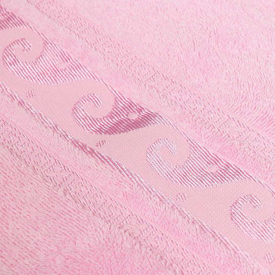 Полотенце банное 50х90 см, 100% хлопок, 460 г/м2, Elegance, Cleanelly, розовое, Россия, ПЦ-2601-2033 128