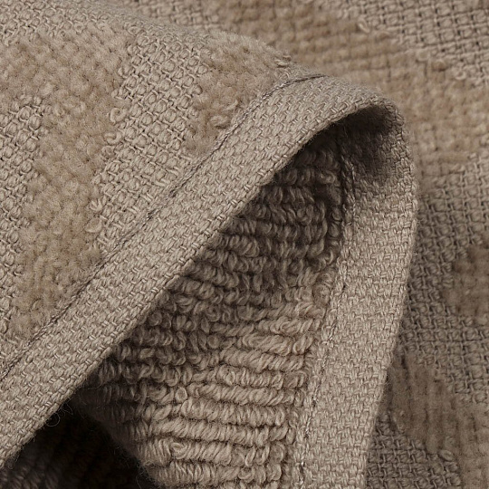 Полотенце кухонное махровое, 30х30 см, 450 г/м2, 100% хлопок, Silvano, Navy, коричневое, Узбекистан