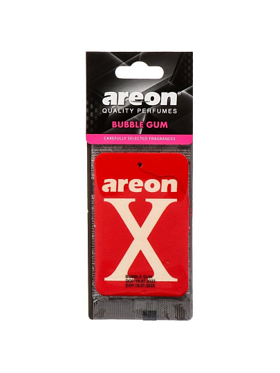 Ароматизатор в машину подвесной, сухой, Areon, Refreshment Liquid Bubble Gum, 704-AXV-014