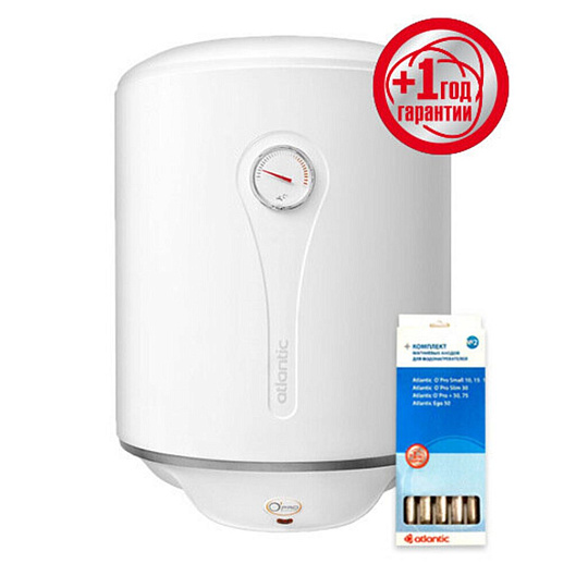 Водонагреватель электрический, накопительный, Atlantic, Opro+, 841200, 50 л, 1.5 кВт