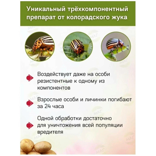 Инсектицид Жукоед, от колорадского жука, жидкость, 9 мл, Avgust