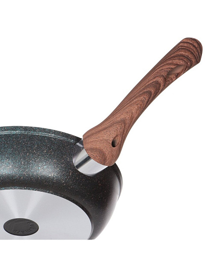 Сковорода литой алюминий, 28 см, антипригарное покрытие, Kukmara, Granit Ultra, синяя, сгг280а