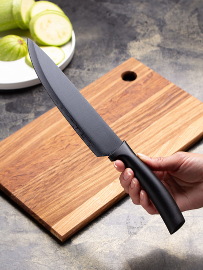 Набор ножей 5 предметов, на блистере, нержавеющая сталь, рукоятка пластик, Daniks, Gusta, Y4-8916