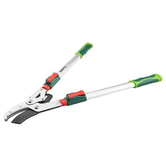 Сучкорез контактный 670 мм, максимальный диаметр резки 45 мм, телескопические рукоятки, VERTO, 15G25
