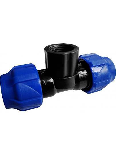 ПНД тройник d32х3/4", внутренняя резьба, переходной, Valfex