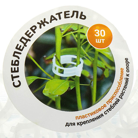 Стебледержатель пластик, 25 см, 30 шт, MasterProf, ДС.070776