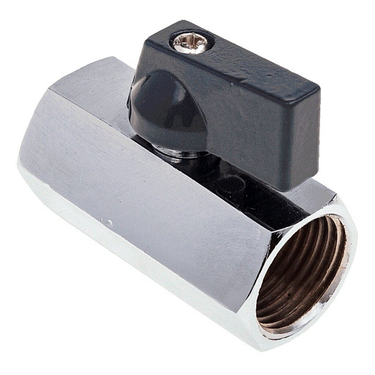 Кран для бытовых приборов, 1/2", г-г, прямой, AquaLink