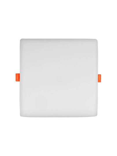Светильник светодиодный, General Lighting Systems, RW17-120CH, 18 Вт, 6500 К, 1725 Лм, IP40, 12х12х1.3 см, квадратный, с регулируемым креплением, 45-110мм, 412188
