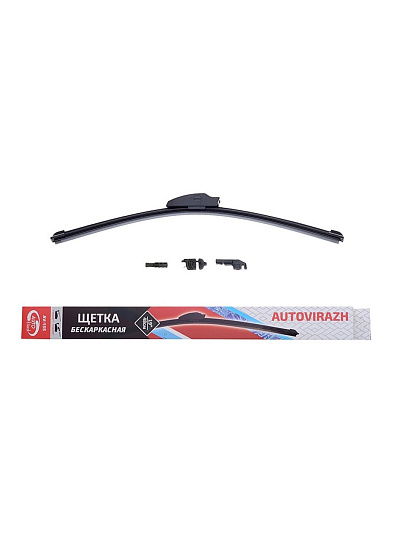 Щетка стеклоочистителя Autovirazh, бескаркасная, 19"/48 см, AV-155Y, AV-001915