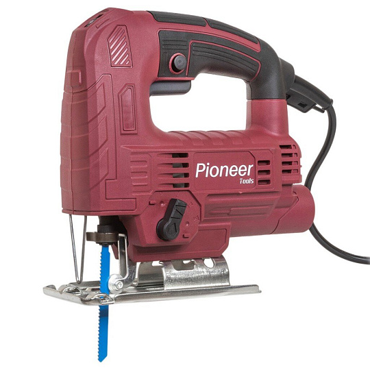 Лобзик Pioneer, JS-M650-02P, 650 Вт, дерево 65 мм, сталь 8 мм, регулировка оборотов, 19733