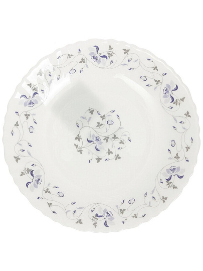 Тарелка десертная, стеклокерамика, 19 см, круглая, Эдем, Daniks, LHP 75/1059