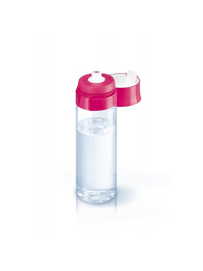 Фильтр-бутылка Brita, Fill&Go Vital, для холодной воды, 1 ступ, 0.6 л, розовый, 1021525