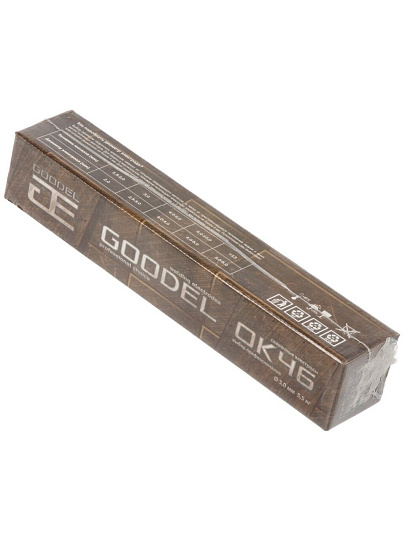 Электроды Goodel, Goodel-ОК46, 3х350 мм, 5.5 кг, картонная коробка