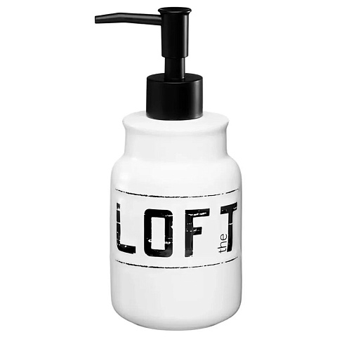 Дозатор для жидкого мыла, Fora, Loft, керамика, FOR-LT021