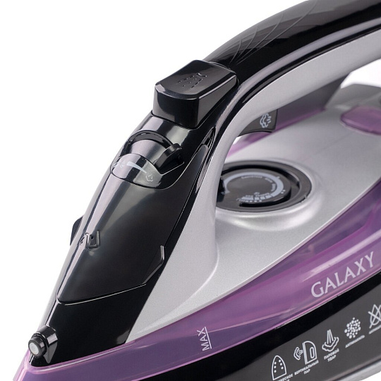 Утюг Galaxy Line, GL 6128, 2200 Вт, керамика, вертикальное отпаривание, 2 м
