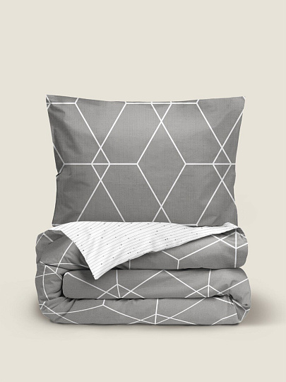 Постельное белье 2-спальное, простыня 200х216 см, 2 наволочки 50х70 см, пододеяльник 175х215 см, Майская ночь, бязь, 20270/1