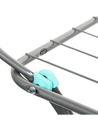 Сушилка для белья напольная, полотно 20 м, 189х53.5х114 см, складная, 22 прута, 17 кг, серебряная, Nika, СБ2