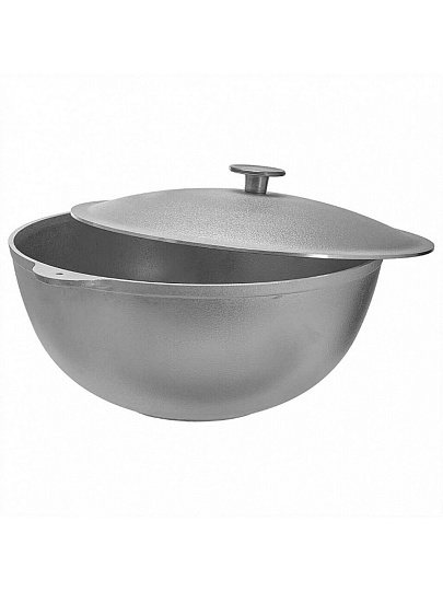 Казан алюминий, 8 л, с крышкой, татарский, Гардарика, 08-2