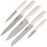 Набор ножей 6 предметов, нержавеющая сталь, рукоятка пластик, с подставкой, пластик, Daniks, Латте, YW-A383 - фото 4