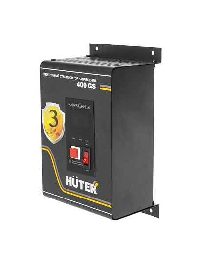 Стабилизатор напряжения Huter, 400GS, 0.35 кВт, 110-260 В, 63/6/12