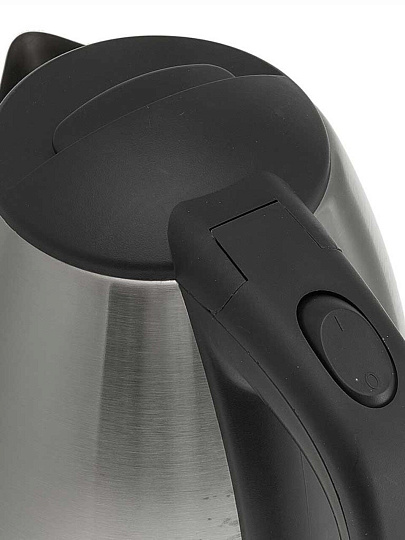 Чайник электрический Василиса, ВА-1038, серый, 1.8 л, 1500 Вт, скрытый нагревательный элемент, нержавеющая сталь