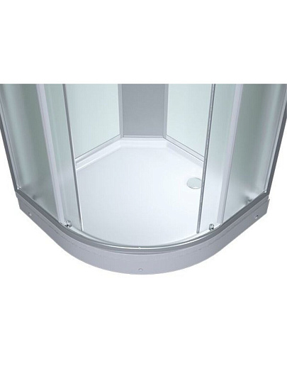 Душевая кабина низкий поддон, 90х90х215 см, матовая, Erlit, ER3509P-C3-RUS