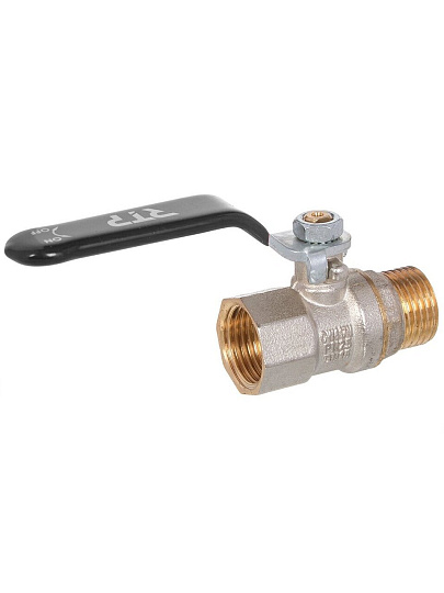 Кран для воды, 3/4", г-ш, ручка, индивидуальная упаковка, PN40, РосТурПласт