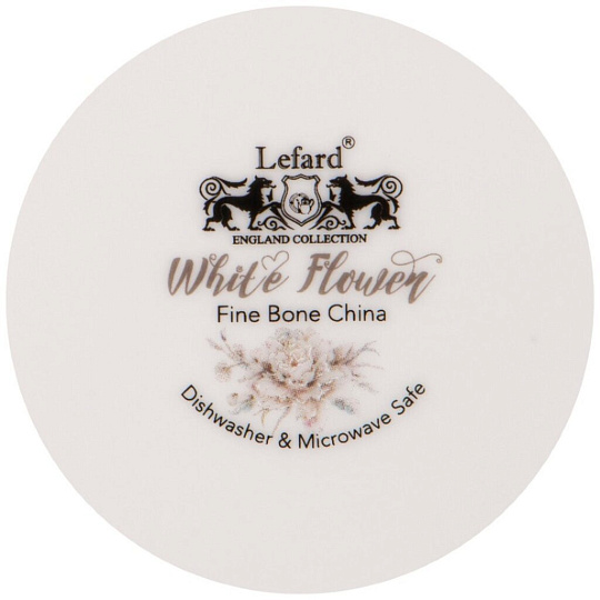 Набор чайный фарфор, 12 предметов, на 6 персон, 330 мл, Lefard, White Flower, 415-2138, подарочная упаковка