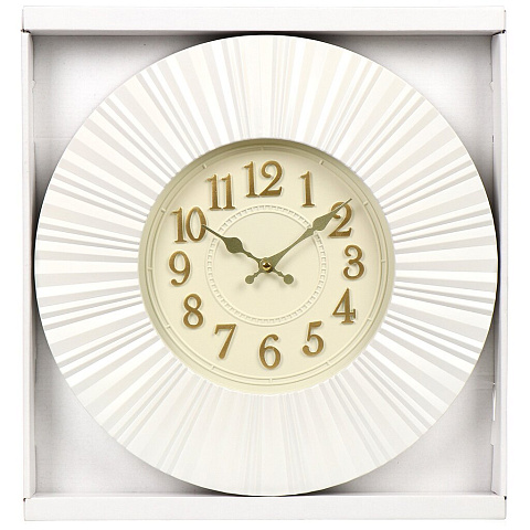 Часы настенные, кварцевые, 40.3 см, круглые, полимер, Y4-6879