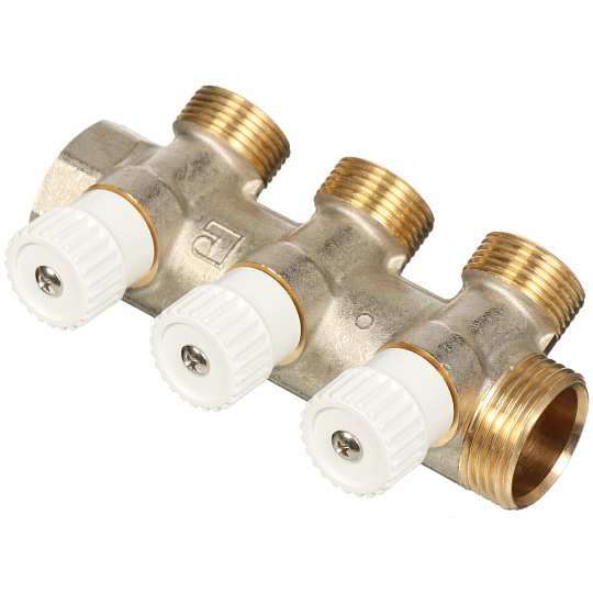 Коллектор 1"х3/4", 3 выхода, Stout