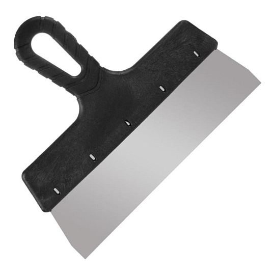 Шпатель фасадный, нержавеющая сталь, 250 мм, прямой, рукоятка пластик, Лакки Виннер, 12-5-250