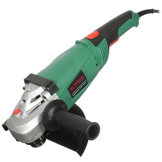 Угловая шлифовальная машина Hammerflex USM2100А, 6000 об/мин, 2.1 кВт, 230 мм