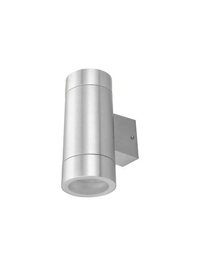 Светильник накладной светодиодный, Ecola, LED 8013A, GX53, на 2 лампочки, IP65, 20.5х14х9 см, сатин-хром, FS53C2ECH