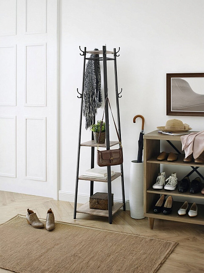 Полка-стеллаж 43х43х181 см, сталь, 10 кг, Лофт, LCR080B02