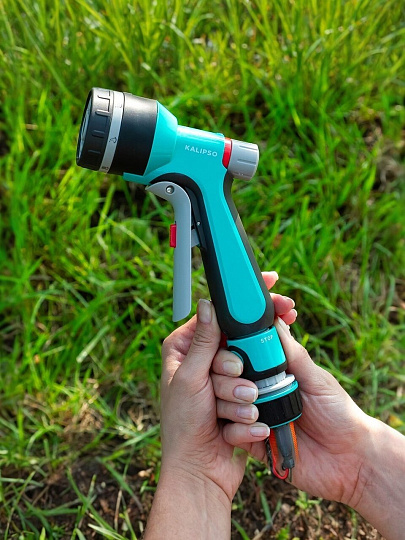Распылитель-пистолет 7 режимов, быстросъемный, Kalipso, DY2056G